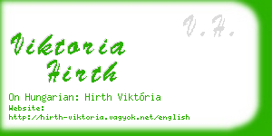 viktoria hirth business card