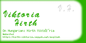 viktoria hirth business card